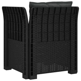 vidaXL 1-Sitzer Sessel 1 x 1 x 1 cm grau
