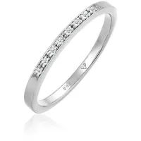Elli DIAMONDS Verlobungsring Diamant (0.04 ct) 585 Weißgold weiß 54 mm