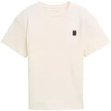 Tom Tailor T-Shirt TOM TAILOR, Jungen, Gr. 140, weiß (soft cream weiß), Single Jersey, Obermaterial: 100% Baumwolle, unifarben, oversize, Rundhals, Shirts T-Shirt, oversize, for Boys