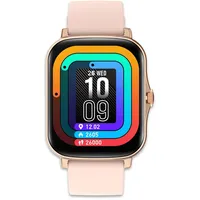 Fontastic „Talis“ Smart Watch für Herren und Damen, GPS Smartwatch mit Telefonfunktion und Blutdruckmessung, Fitness-Uhr mit 1,69 Zoll IPS Touch-Display, Fitness-Tracker Rosa