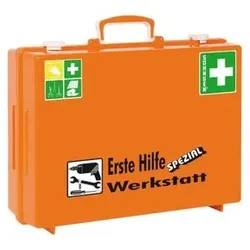 Erste-Hilfe-Koffer Beruf Spezial, Ausführung "Werkstatt", orange - orange