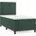 vidaXL Boxspringbett 100 x 200 cm Dunkelgrün