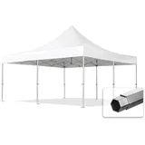 TOOLPORT Faltpavillon 5 x 5 m inkl. Seitenteile Weiß