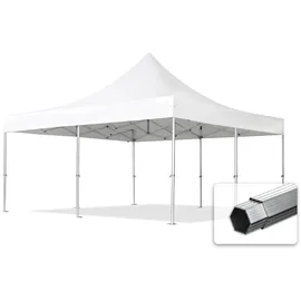 TOOLPORT Faltpavillon 5 x 5 m inkl. Seitenteile Weiß