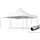 TOOLPORT Faltpavillon 5 x 5 m inkl. Seitenteile Weiß