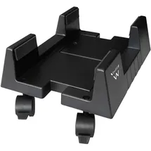 ewent Desktop-Computerständer, mobiler PC-Gehäuseständer - ABS, mit 4 Rollen und verstellbarem Sockel