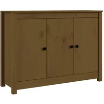vidaXL Sideboard Honigbraun 100x35x74 cm Massivholz Kiefer
