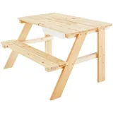 Pinolino Kindersitzgruppe Knut 88 x 50 x 68 cm Tanne natur