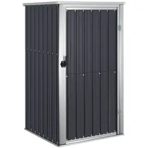 vidaXL Metallgerätehaus 0,88 x 0,89 x 1,61 m anthrazit