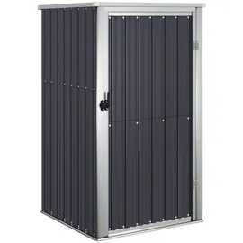 vidaXL Metallgerätehaus 0,88 x 0,89 x 1,61 m anthrazit