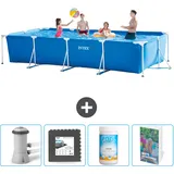Rechteckiger Frame Pool - 450x220x84 Cm - 5-teilig  Scb125