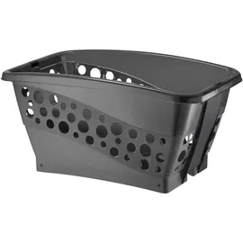 Gardissimo Wäschekorb Wäschesammler mit klappbaren Beinen 50L schwarz