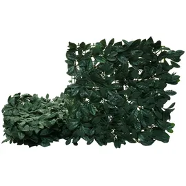 Mendler Sichtschutz Wandfliese HWC-L78 50 x 50 cm Grün Kunststoff 4 St.