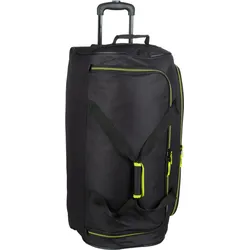 travelite Basics Trolley Reisetasche  in Schwarz (89 Liter), Reisetasche mit Rollen