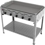 ChattenGlut Gasbräter 5-flammig 980 x 530 x 800 cm Edelstahl inkl. Pfanne