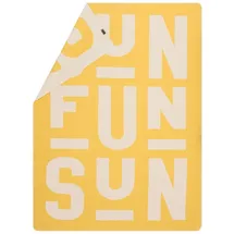 David Fussenegger FUN SUN Kuscheldecke 140 x 200 cm Gelb