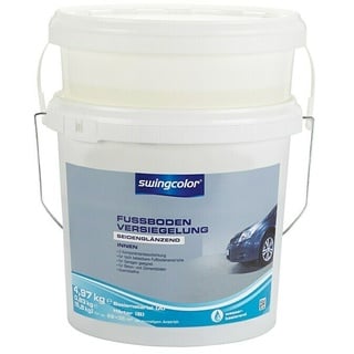 swingcolor Fußbodenversiegelung RAL 7032 6152.D5,8.7032 (Kieselgrau, 5,8 kg, Seidenglänzend, Wasserbasiert)