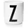 DESIGN LETTERS Becher 0,3 l Weiß