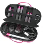 RLSOCO Hartschalen-Schutzhülle für Dyson Airwrap Complete Long/Complete Styler HS05 HS01 – passend für 4 Lange oder Kurze Fässer, Pink (nur Hülle, Haarstyler ist Nicht im Lieferumfang enthalten)