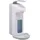 Relaxdays Eurospender, 1000 ml, Tropfschale, Armhebel, Desinfektionsmittel, Seife, Wandbefestigung, Hygienespender, weiß