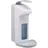 Relaxdays Eurospender, 1000 ml, Tropfschale, Armhebel, Desinfektionsmittel, Seife, Wandbefestigung, Hygienespender, weiß