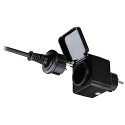 Paulmann Zwischenstecker, Smart Plug, Outdoor, IP44, Schwarz