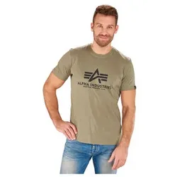 Alpha Industries "Basic T" T-Shirts grün, XL