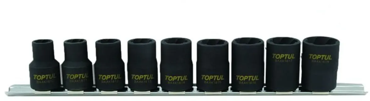 Fachsteckschlüsselsatz TOPTUL GAAG0903