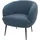 MCW Lounge-Sessel MCW-O37 Bouclé 330 g/m2 75 x 80 x 80 cm Blau