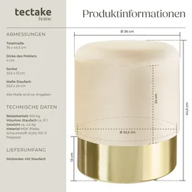 Tectake Sarina creme