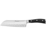 Wüsthof Classic Ikon Santoku 17 cm, Schwarz Santokumesser 17cm (4176/17)