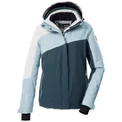 Killtec Skijacke KSW 26 WMN SKI JCKT Wind- und wasserdichte Skijacke, atmungsaktiv, viele Taschen blau 38 EU