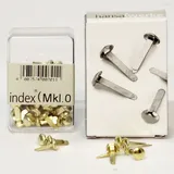 Alco 321 Musterbeutelklammern 100 Stück, Rundkopf, 15 mm