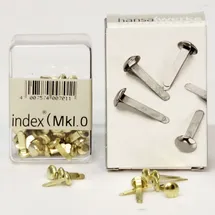 Alco 321 Musterbeutelklammern 100 Stück, Rundkopf, 15 mm