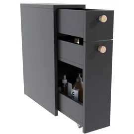 matkam Küchenregal 61,8 x 21 x 45 cm Schwarz