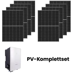 Photovoltaikanlage Solarpaneele + Wechselrichter - 3000 W SUNIQ