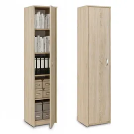 home collective Bücherregal Kleiderschrank 50 x 35 x 180 cm Beige