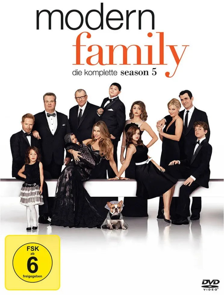 DVD Modern Family - Season 5 | TV-Serie FSK 6 | USA 2014 | mit Ed O'Neill, Sofía Vergara | 510 min Laufzeit
