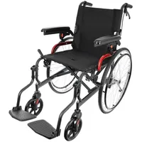 Antar Aluminium Rollstuhl faltbar mit pneumatischen Rädern