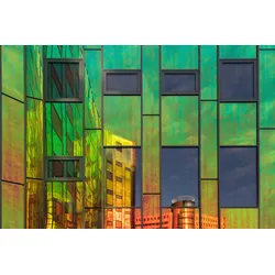 Fototapete PAPERMOON "Photo-Art THEO LUYCX, DER NACHBAR", bunt, B:3,00m L:2,23m, Vlies, Tapeten
