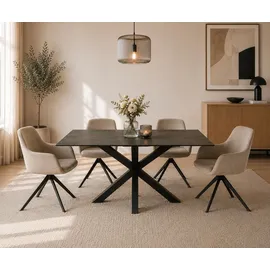 Actona Heaven 160 x 75,5 x 90 cm schwarz