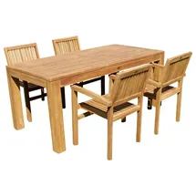 ASS Altenburger Teak Set 5-tlg. Braun