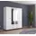 Rauch Drehtürenschrank Lucena 185 x 203 x 54 cm Weiß