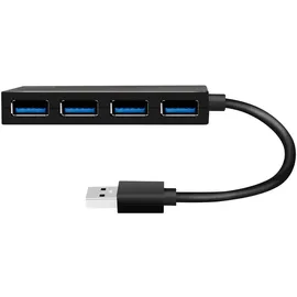Logilink USB 3.2 (Gen1) 4-Port Hub mit Überstrom- und Überspannungsschutz