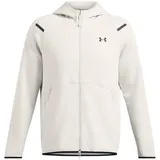 Under Armour Unstoppable Full-Zip Fleecejacke Weiß / Schwarz S