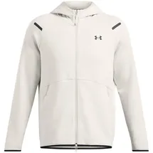 Under Armour Unstoppable Full-Zip Fleecejacke Weiß / Schwarz S