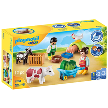 Playmobil 1.2.3 Spielspaß auf dem Bauernhof 71158