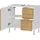 Germania Waschbeckenunterschrank Torrance 60 x 56 cm Weiß