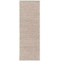 benuta pure Wollteppich, Beige, Textil, Beton Optik, Rechteckig, 70x200 cm, pflegeleicht, Teppiche & Böden, Teppiche, Naturteppiche