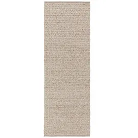 benuta pure Wollteppich, Beige, Textil, Beton Optik, Rechteckig, 70x200 cm, pflegeleicht, Teppiche & Böden, Teppiche, Naturteppiche